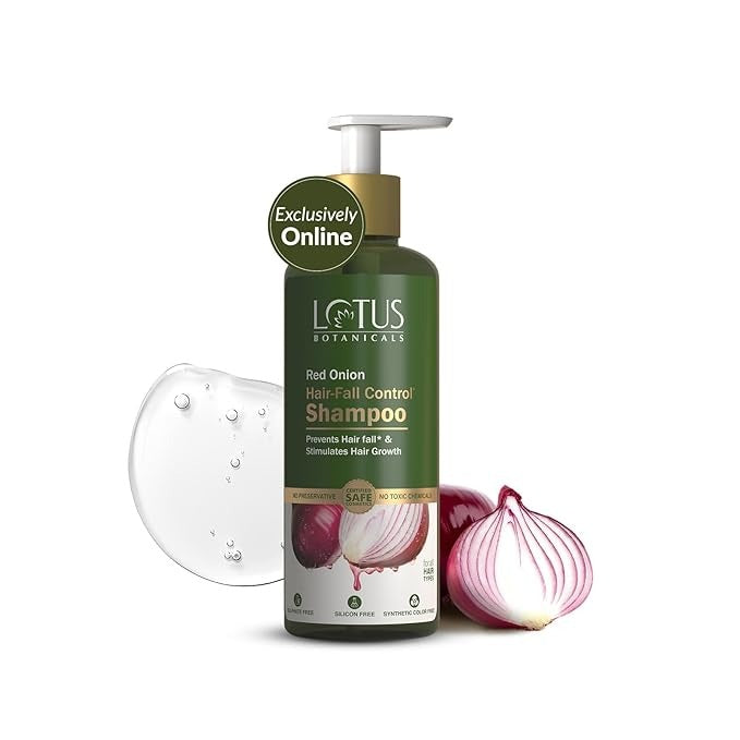 Lotus Botanicals Red Onion Hair-Fall Control Shampoo - 300 ml