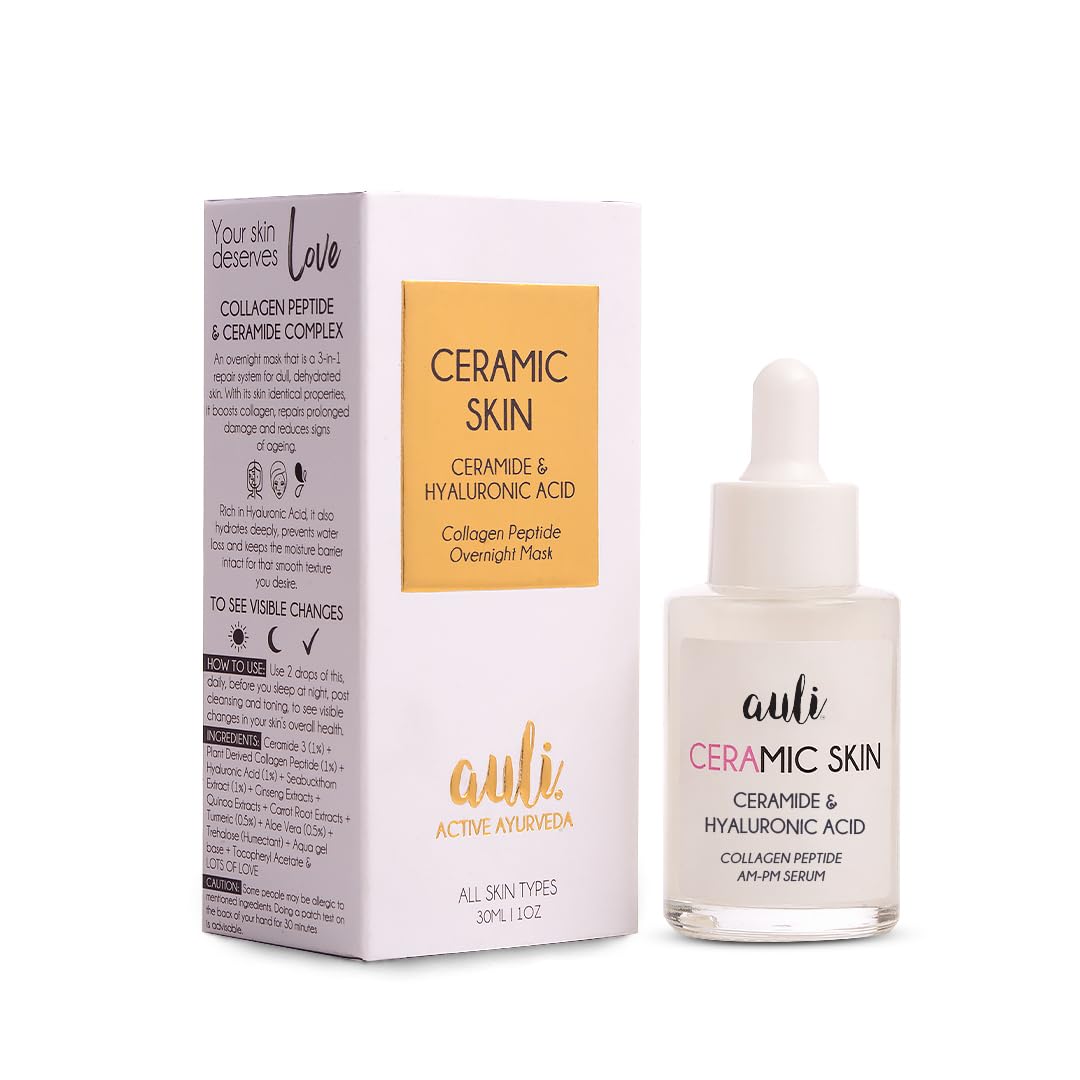 Auli Lifestyle Ceramic Skin Collagen Peptide 1% Facial Serum - 30 ml