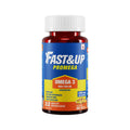 Fast&Up Promega with Double Strength 1250 mg Omega-3 Rich Fish Oil (60 Capsules) | High 375 mg EPA & 250 mg DHA ratio (3:2) For Heart, Eyes, Joints & Brain Health | No Fishy Aftertaste, Smell or Burps