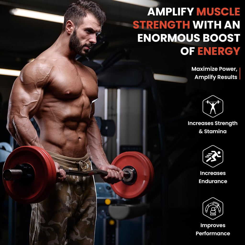 NATURYZ Nitric Pump 2500 Mg Extra Strength L-Arginine | L Citrulline | Caffeine | Boosts Stamina | Energy | Increases Blood Flow | Improves Performance | Ideal Pre-workout Supplement for Men & Women- 50 Tablets