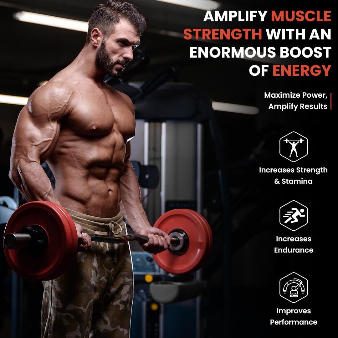 NATURYZ Nitric Pump 2500 Mg Extra Strength L-Arginine | L Citrulline | Caffeine | Boosts Stamina | Energy | Increases Blood Flow | Improves Performance | Ideal Pre-workout Supplement for Men & Women- 50 Tablets