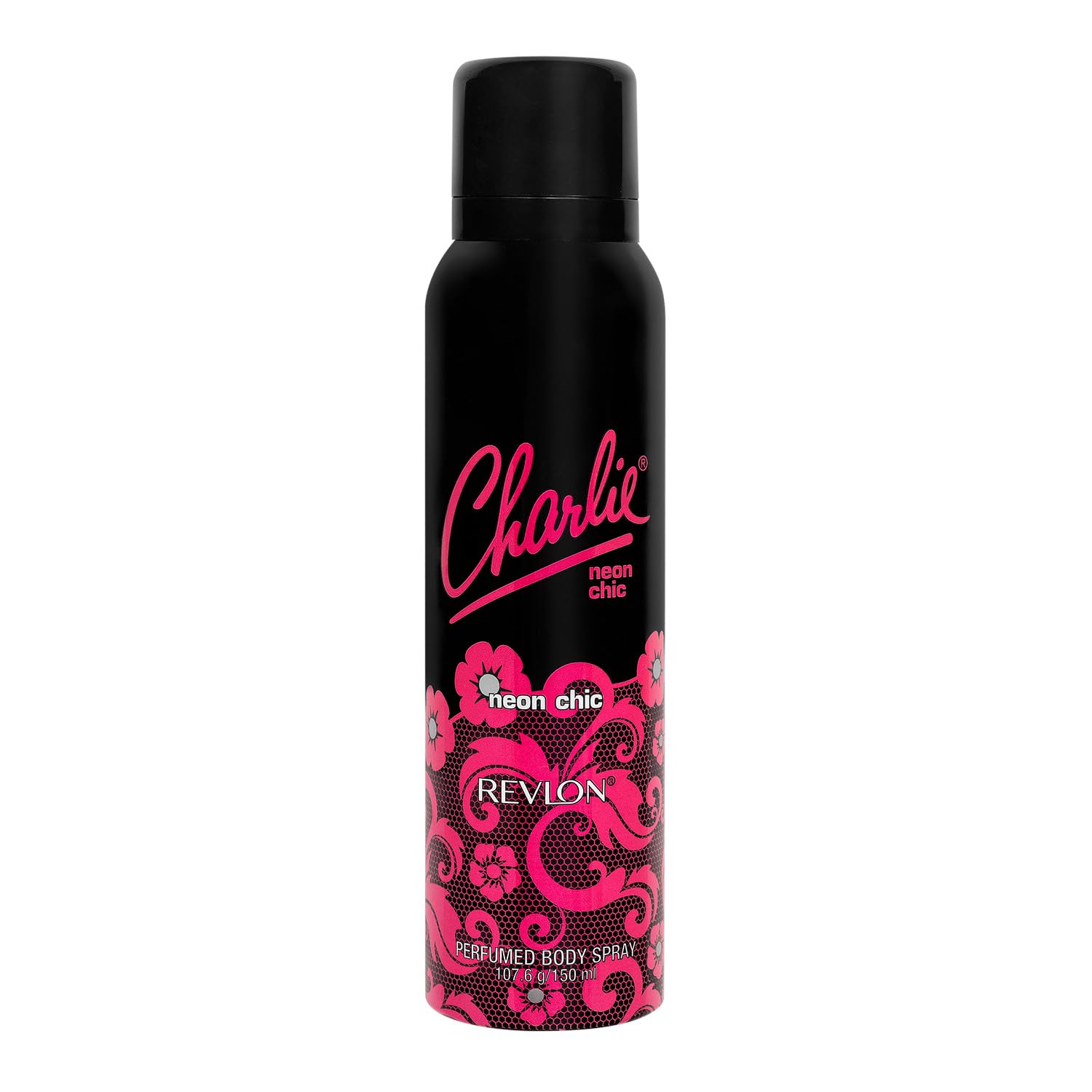 Revlon Charlie Neon Chic Perfume Body Spray | Vibrant, Feminine, And Naturally Sensual Scent | Contemporary And Bold Scent For Her | With Sandal Wood, Orange Flower, Grape Fruit | 150ml