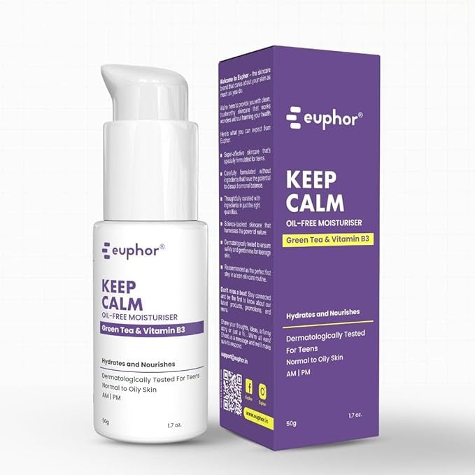 Euphor Teens Oil-free Gel Moisturizer - 50 gms