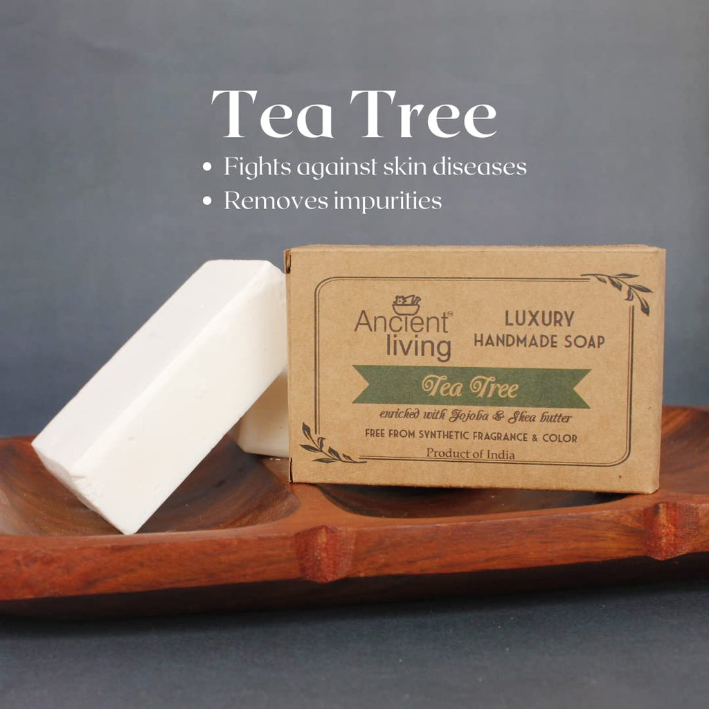 Ancient Living Tea tree Luxury Handmade Soap - 100 gms