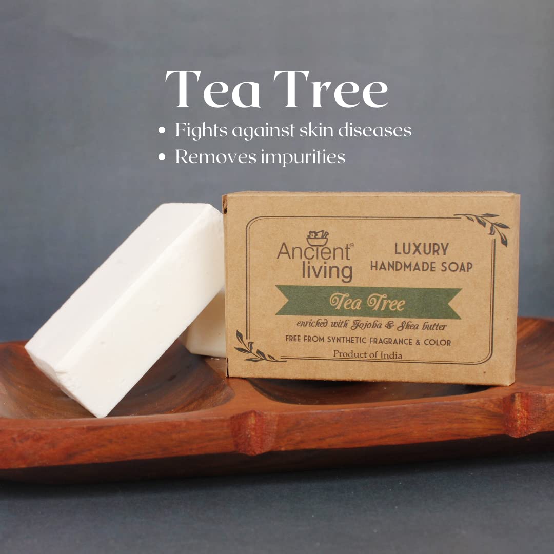 Ancient Living Tea tree Luxury Handmade Soap - 100 gms