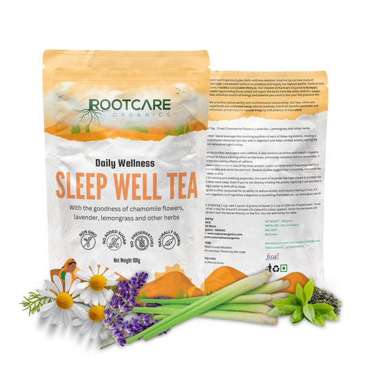 Rootcare Organics Relaxing Sleep Well Tea - 100 gms