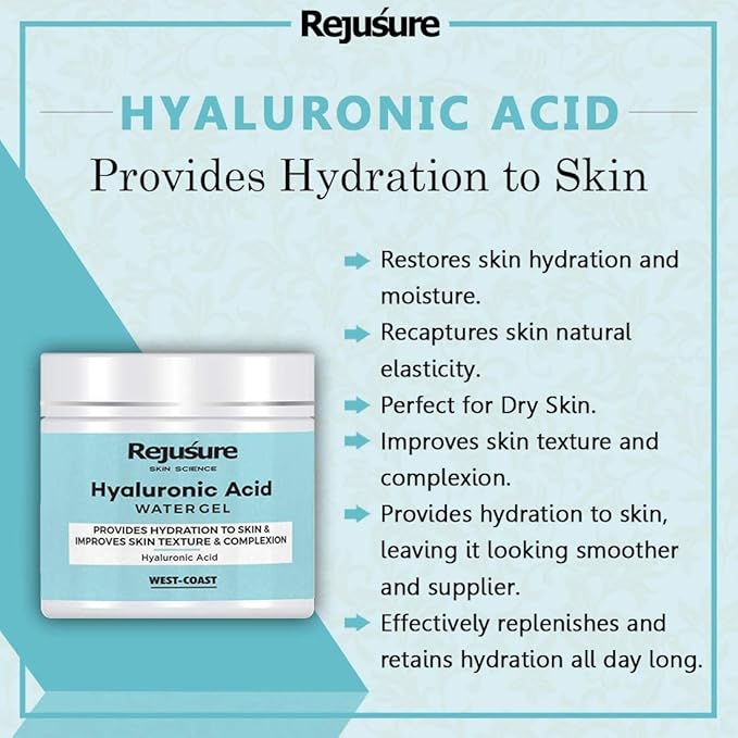 Rejusure Hydrating Hyaluronic Acid Water Gel - 50 Gms