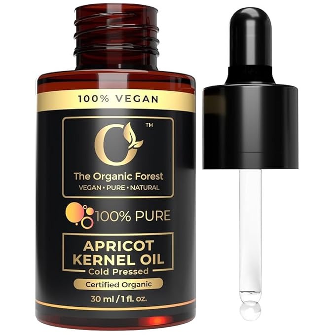The Organic Forest Organic Apricot Kernel Oil - Cold-Pressed - 30 ml