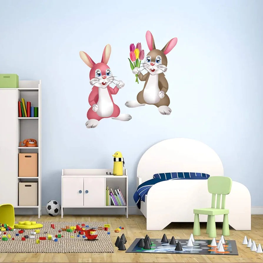 Rangoli White Glossy Vinyl Wall Sticker Premium Self-Adhesive Waterproof Parent-2 Design-4