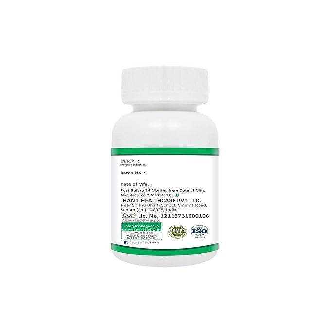 Zindagi Wheatgrass Extract Capsules - 60 Caps