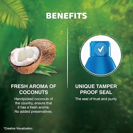 Bajaj Pure Coconut Oil  - 600 ml