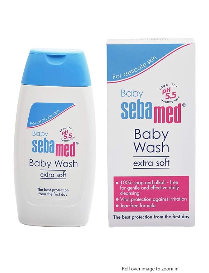 Sebamed Baby Wash And Protective Facial Cream Combo