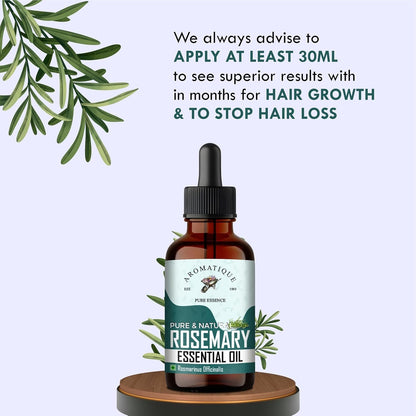 Aromatique Rosemary Essential Oil for Hair - 30 ml