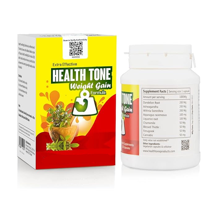 Health Tone Natural Weight Support Capsules - 90 Caps