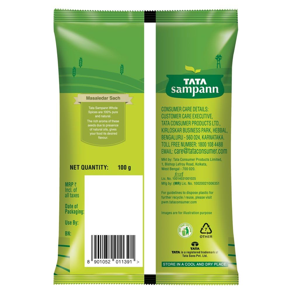 Tata Sampann Black Pepper Whole, 100g