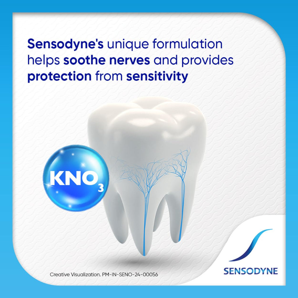 Sensodyne Toothpaste Fresh Gel | Daily Sensitivity Relief Tooth Paste Pack of 1 - 75gm | Dentist Recommended | Everyday Use Paste, Fresh Breath, Fights Tooth Decay, Maintain Healthy Gums