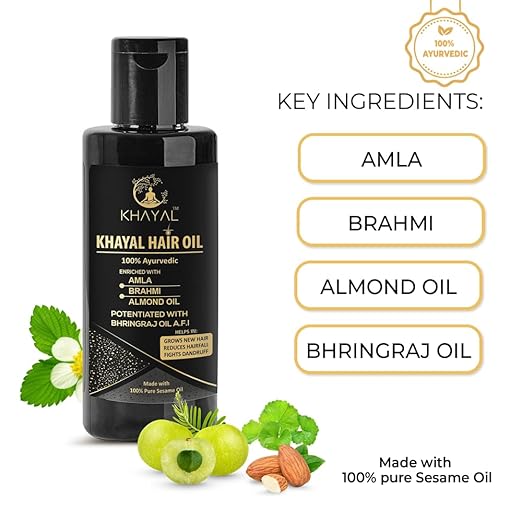Khayal Hair Oil No Mineral Oil No Chemical - 90 ml