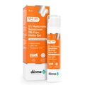 The Derma Co 1% Hyaluronic Sunscreen Oil-Free Matte Gel SPF 50 PA++++ | For Oily, Acne-Prone Skin | Lightweight Texture | No White Cast | Broad Spectrum Protection & Blue Light Protection | Non- Comedogenic 50g