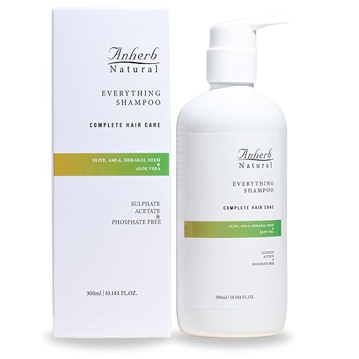 Anherb Natural Everything Shampoo For Ultimate Nourishment + Strength Infusion - 300 ml