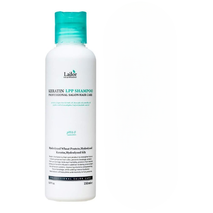 LADOR Keratin LPP Korean Shampoo Ph 5.3 Wheat Protein Keratin