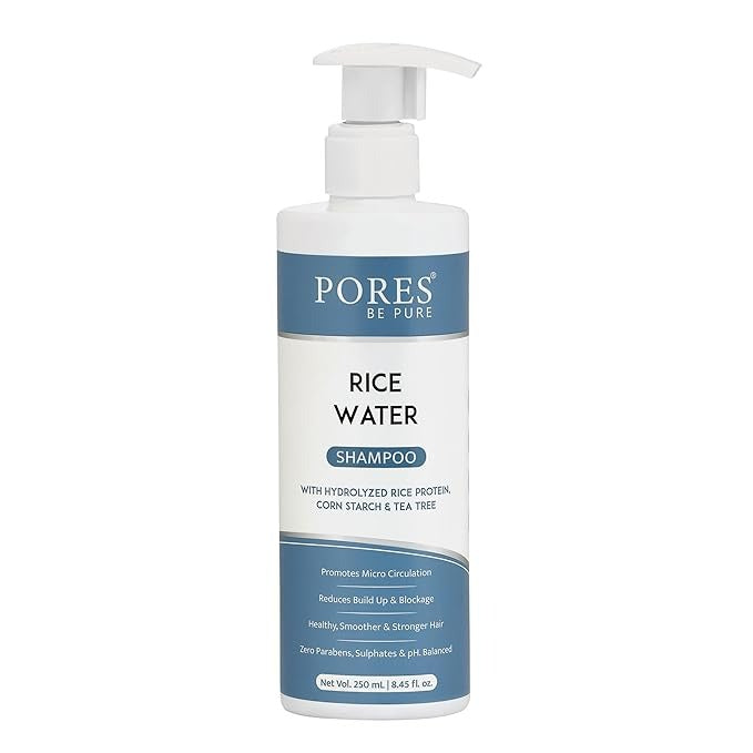 Pores Be Pure Rice Water Shampoo - 250 ml