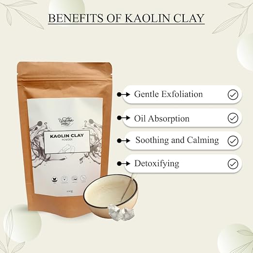 Vriksha Veda Kaolin Clay for Skin and Hair Masks - 100 gms