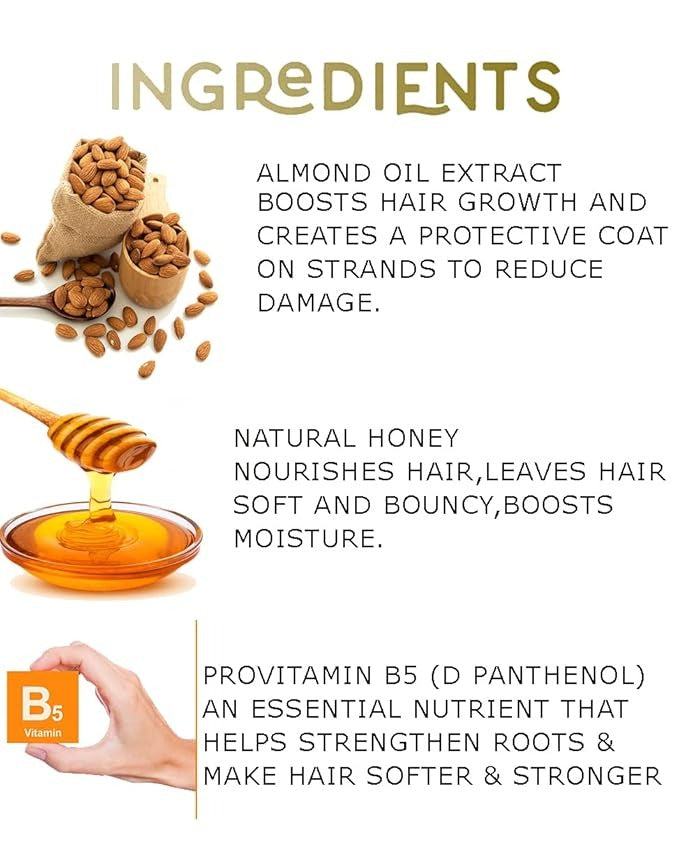 Quat Honey & Almond Hair Shampoo - 250 ml