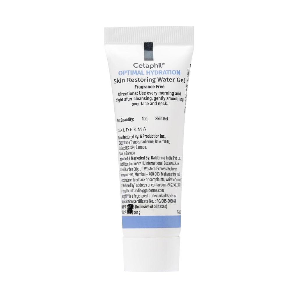 Cetaphil Optimal Hydration Restoring Water Gel 10g for Sensitive Skin