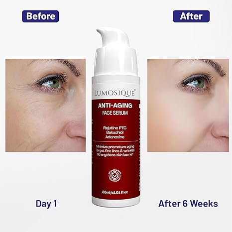 Lumosique Anti Aging Face Serum for Targets Saggy Skin - 30 ml