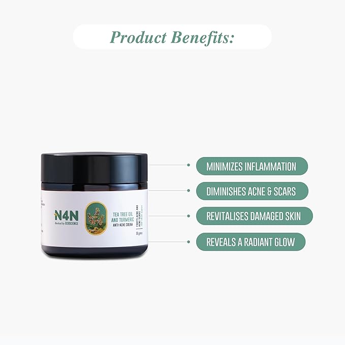 Nature4nature Anti Acne & Pimple Removal Cream | Dermatologically Tested - 50 Gms