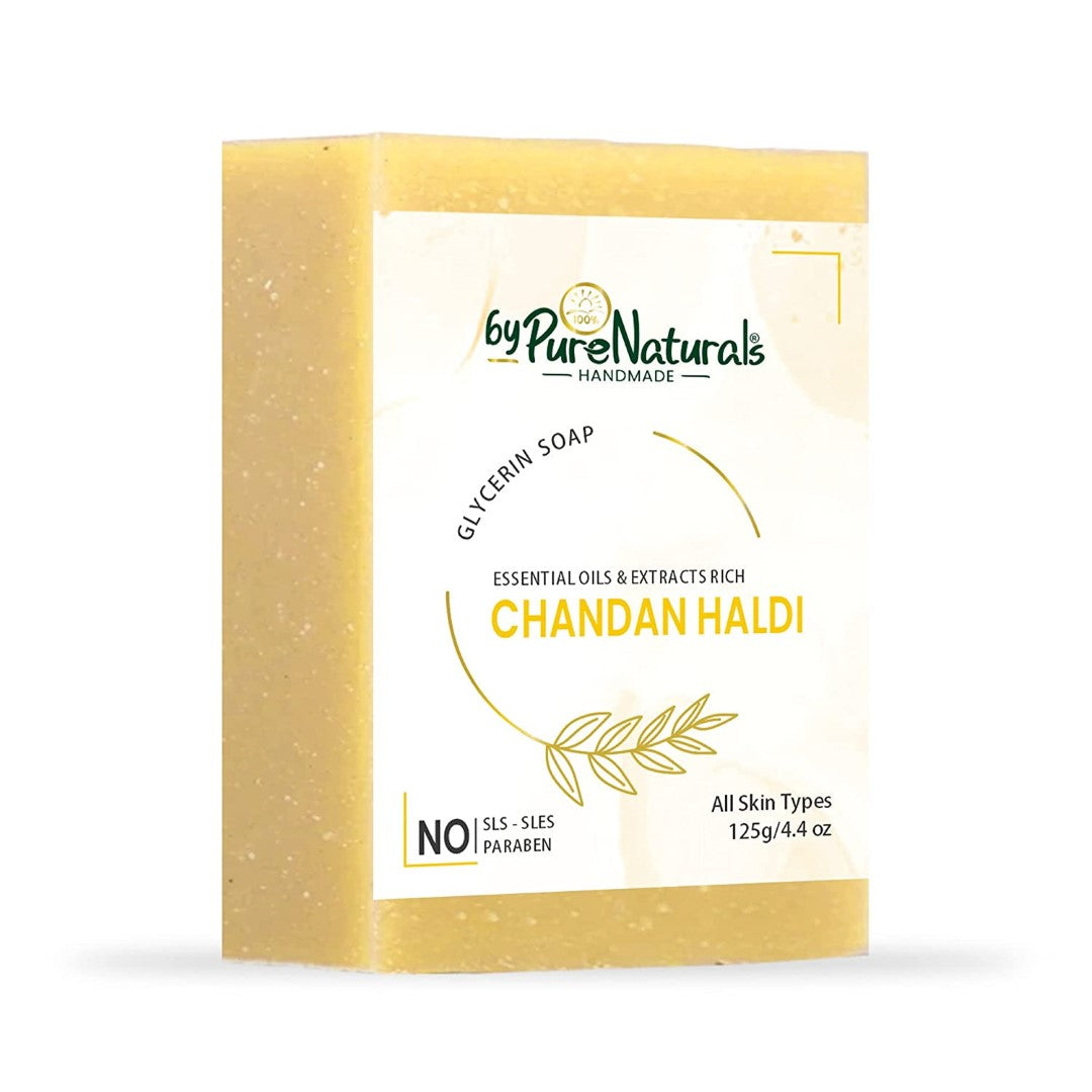 byPureNaturals Chandan Haldi Soap