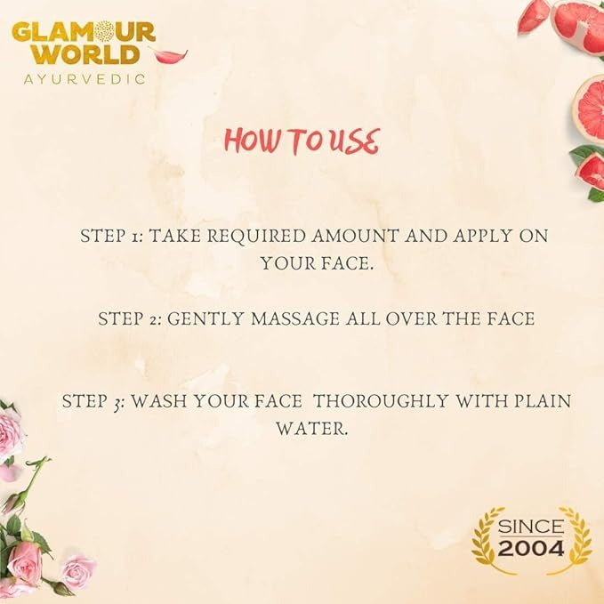 Glamour World Ayurvedic Glow Shine Face Wash - 100 ml