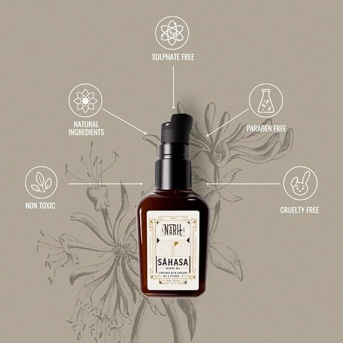 Narh Sahasa Luxury Beard Oil for Men - 30 ml