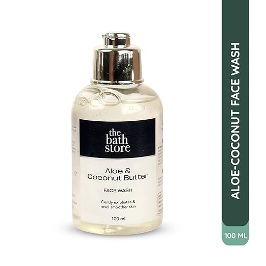 The Bath Store Aloe & Coconut Butter Face Wash for Women & Men - 100 ml