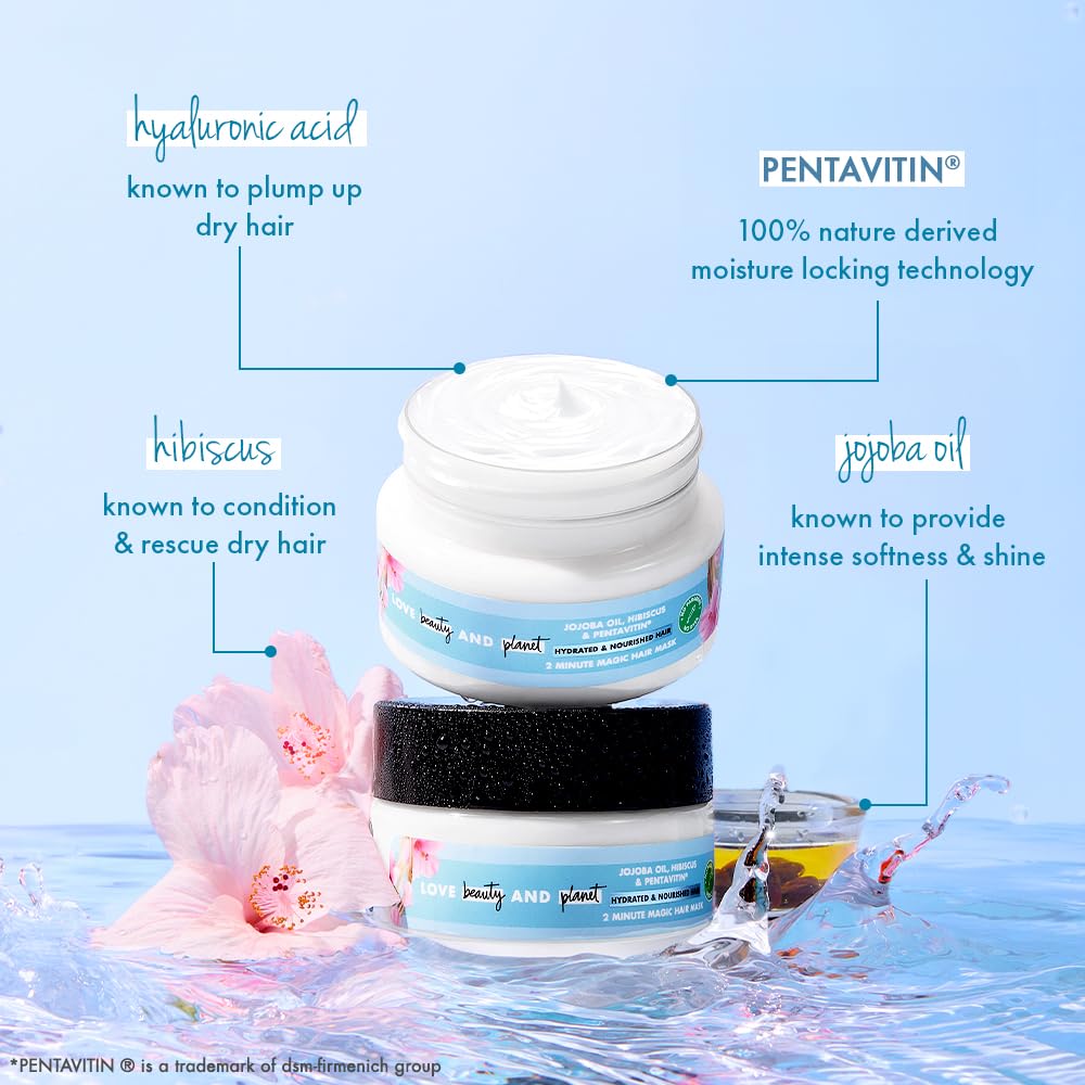Love Beauty & Planet Hydrate & Nourish Hair Mask200ML