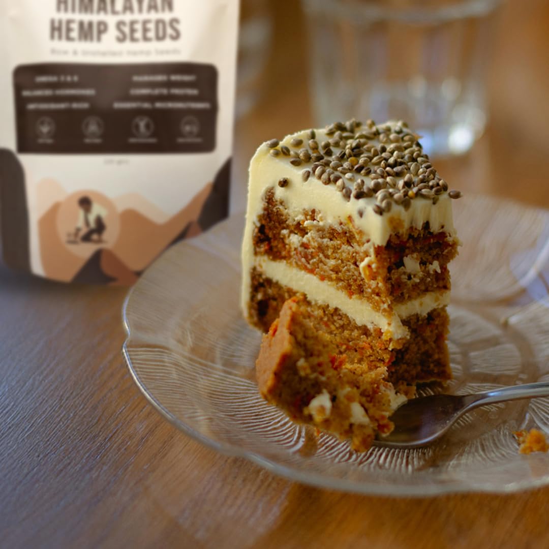 India Hemp Organics Hemp Seeds for Eating | 250g | Superfood Source of Omega 3 & 6 | High in Protein, Fibre | Keto Friendly | Gluten Free | Perfect for Smoothies, Salads, Baking |