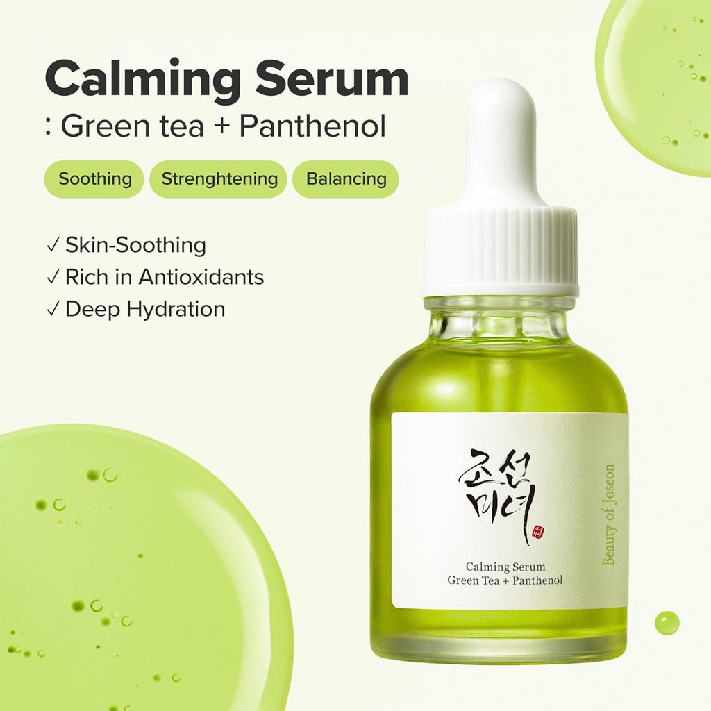 [Beauty of Joseon] Calming Serum (30ml) â€“ Lightweight Soothing Face Serum for Redness Relief, Daily Hydration & Sensitive Skin Care