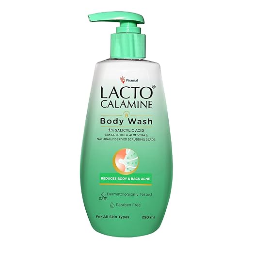 Lacto Calamine 1% Salicylic Acid Body Wash - 250 ml