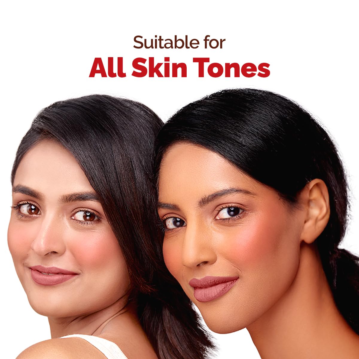 Mamaearth Matte Glow Serum Blush With Vitamin C & Cherry Extract - 5 Ml - Cherry Red | Weightless Serum Formula | Long-Lasting | Blendable, Water-Like Texture