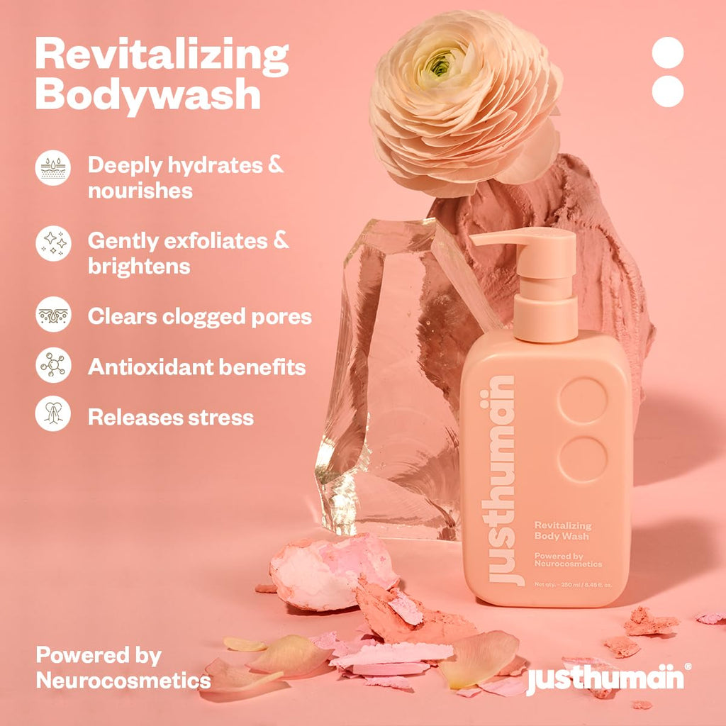 Justhuman Revitalizing Body Wash - 60 ml