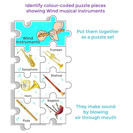 Toykraftt Kids Puzzle Orchestra Fun & Learning Toys for Kids Educational Games