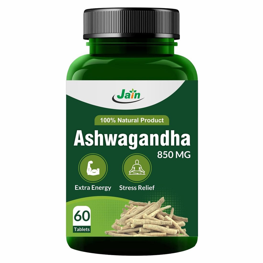 Jain Ashwagandha 850mg Tablets - 60 tablets
