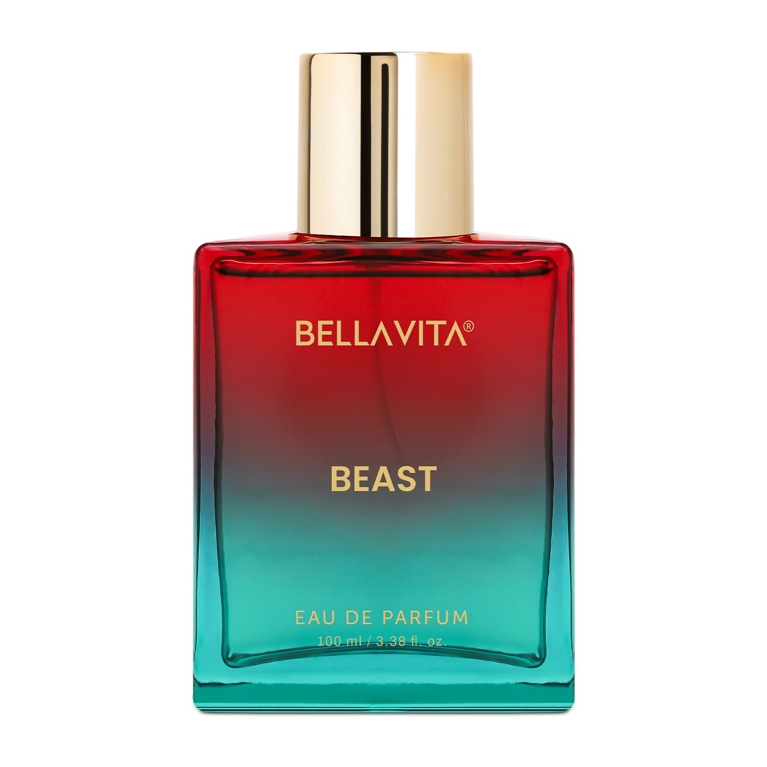 BELLAVITA Beast | Long Lasting EDP | 100ml | Perfume for Man and Woman | Raspberry, Patchouli and Rose | Premium Fragrance for Men and Women