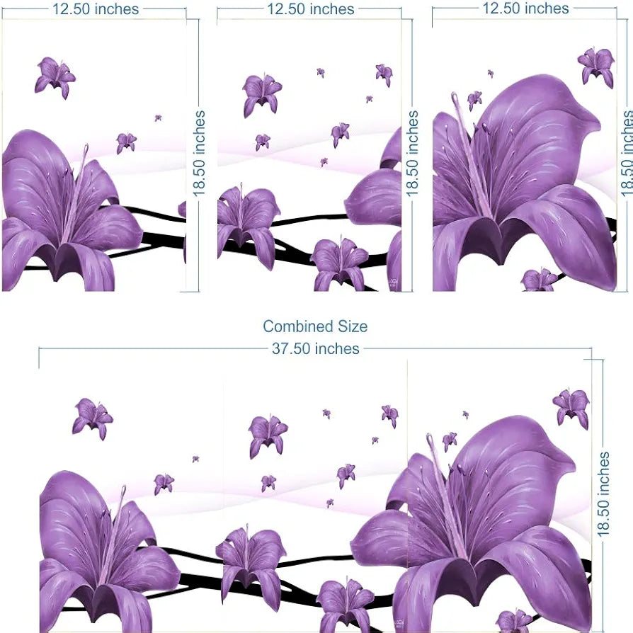 Rangoli MDF 3 Pcs Wall Poster 12x18 Inch Decorative Wall Art P-4 Design-22