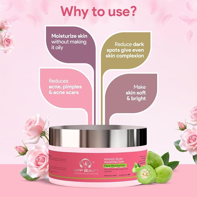 Vamp Beauty Kakadu Plum Radiating Skin Moisturizer - 50 Gms