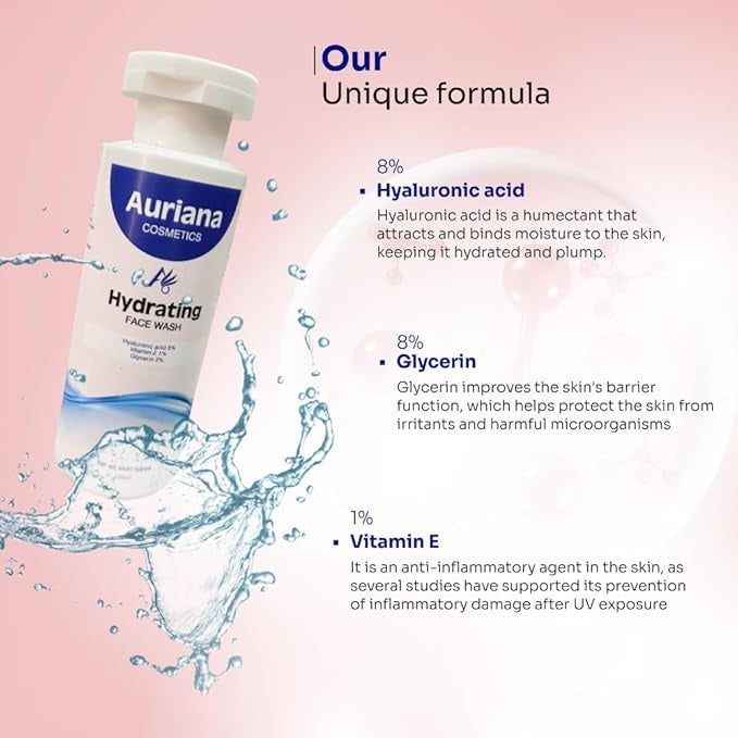 Auriana Cosmetics Hydrating Face Wash - 125 ml
