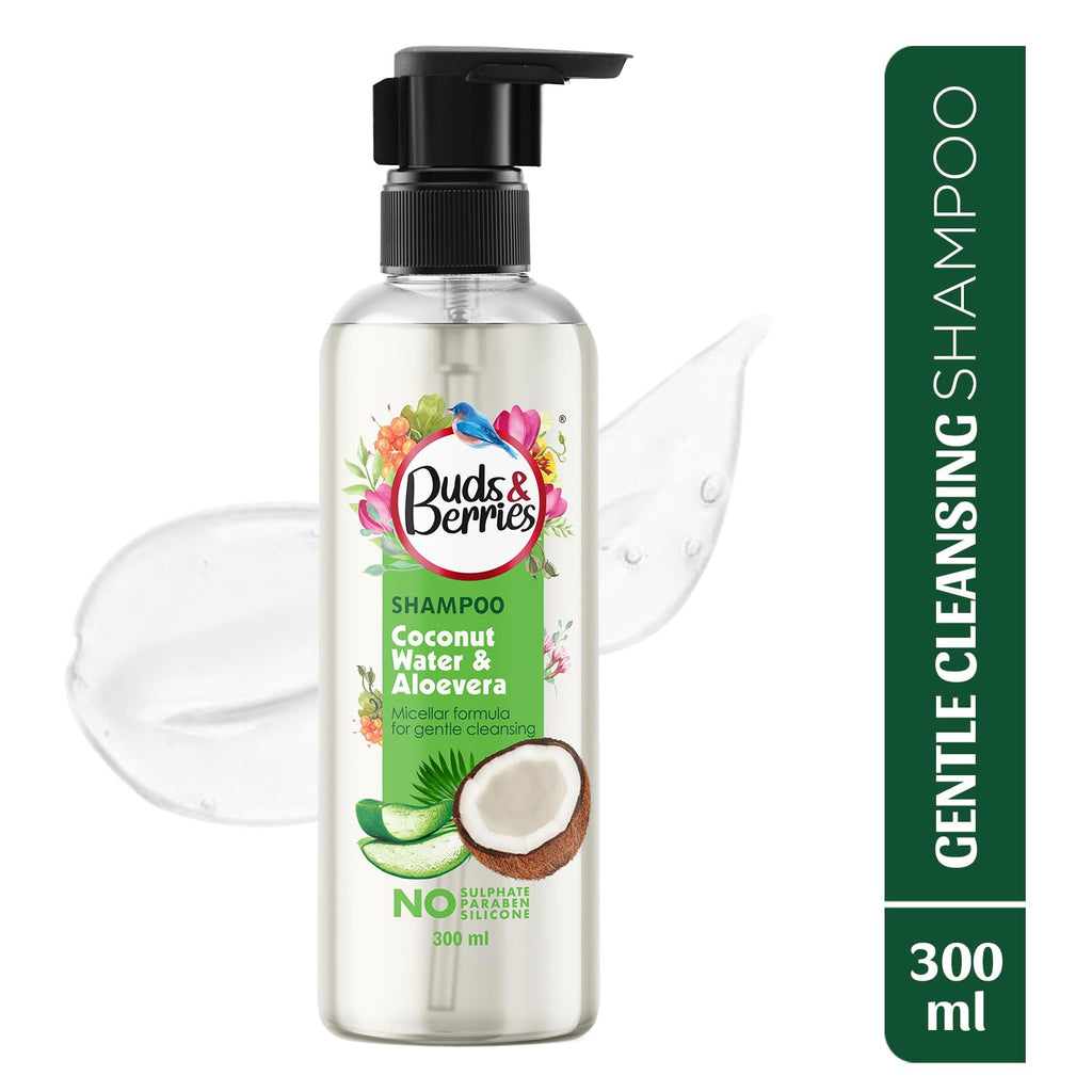 Buds & Berries Shampoo Coconut Water and Aloe Vera - 300 ml