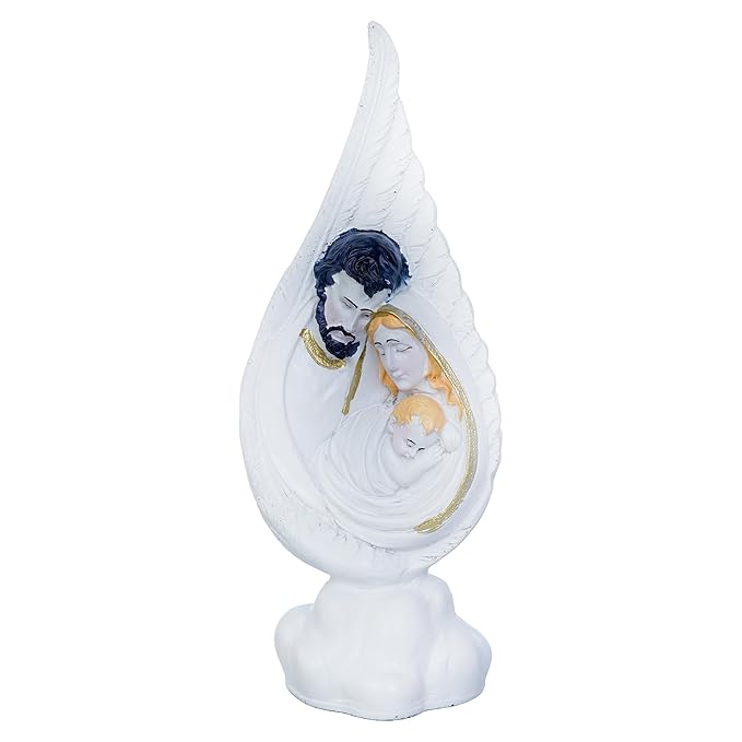 Ecraftindia Holy Jesus Christ Family Statue Decorative Showpiece