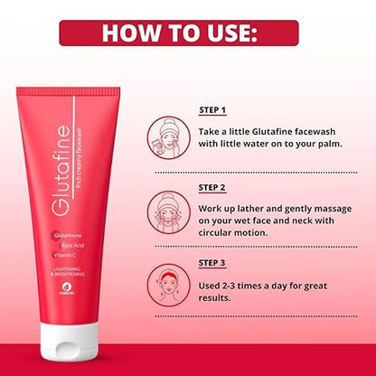Ethiglo Glutafine Face Wash - 200 ml