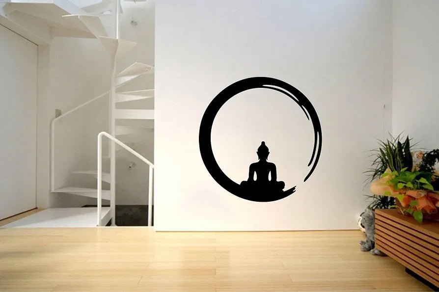 Rawpockets Decals Lord Buddha Enlightment Large Size Wall Sticker